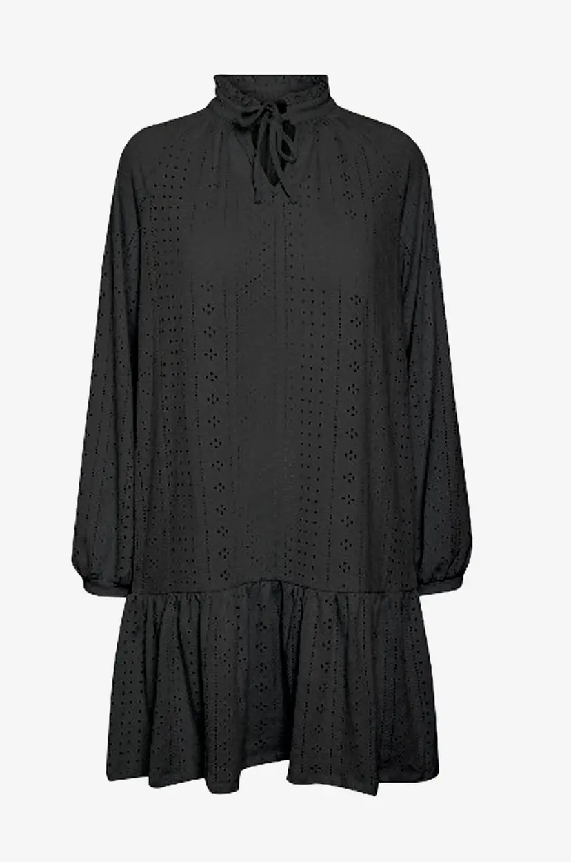 Vero Moda Kjole vmBilli LS Short Dress - Svart