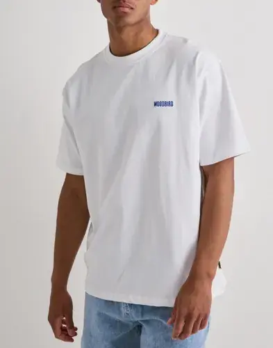 Woodbird Woodbird Wbbaine Octo Tee T-skjorte med trykk Hvit