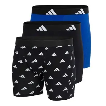 Adidas adidas 3P Active Flex Cotton Boxer Brief Multi-colour-2 bomull Small Herre