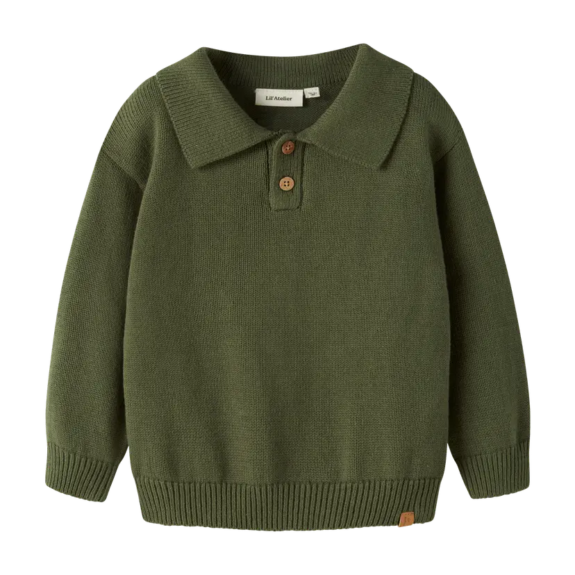 Lil`Atelier Lil'Atelier - Genser Olo Polo Cypress