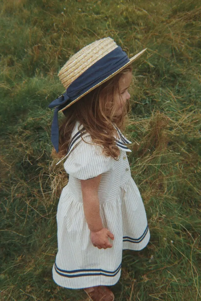 Konges Sløjd Konges Sløjd Allie Sailor Kjole  Bleu Stripe (98 /3 år)