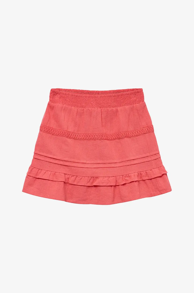 Vero Moda Girl Skjørt vmPretty Short Skirt Wvn - Rød
