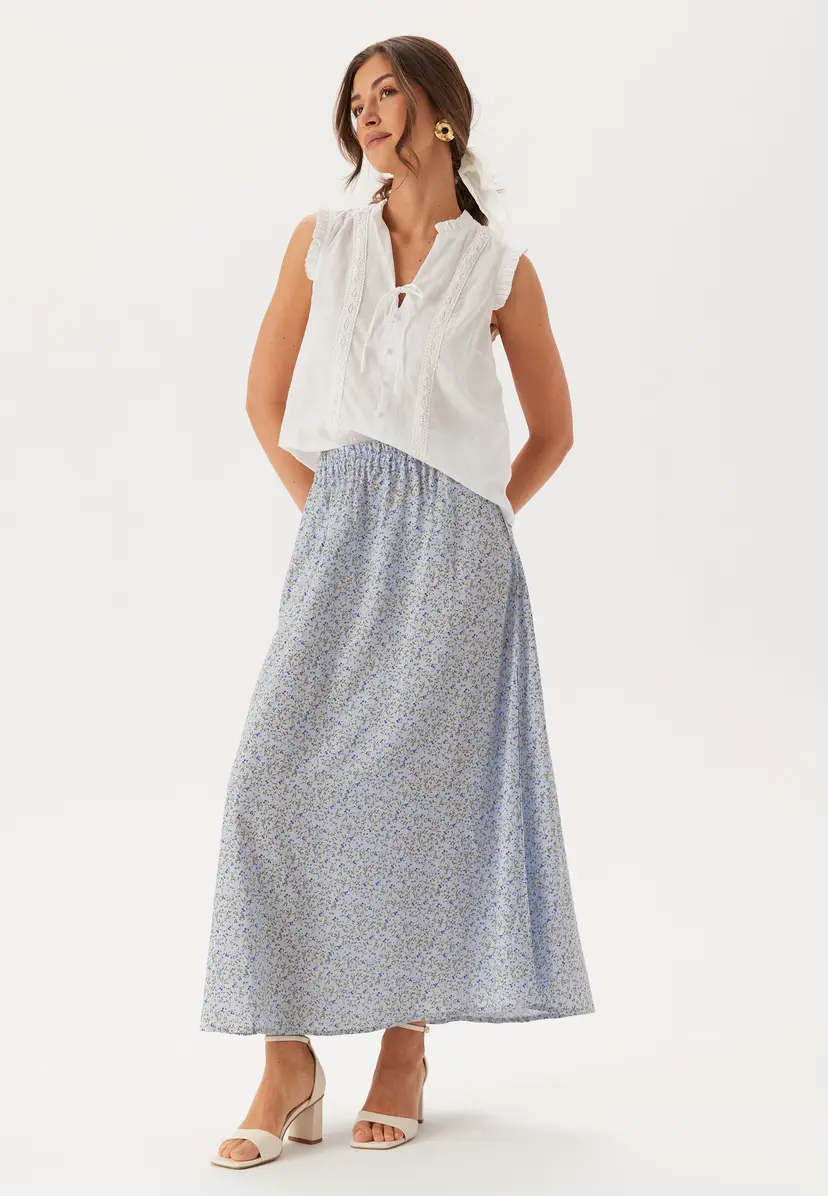 Bubbleroom Maxi Viscose Skirt