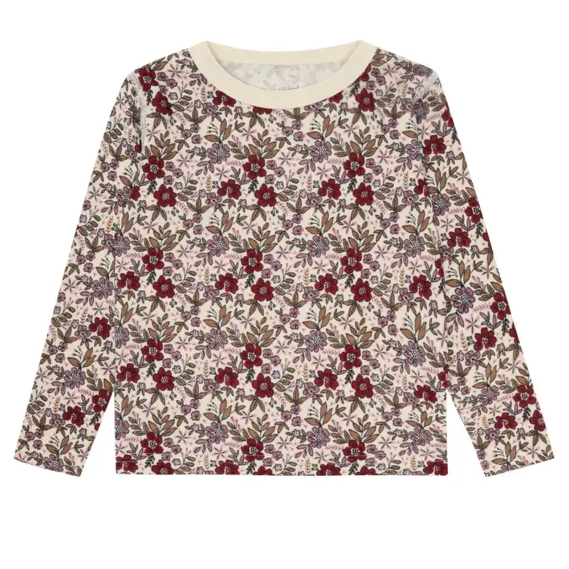 Hust and Claire Hust And Claire - Trøye Ull/ Bambus Abba Flor Off White