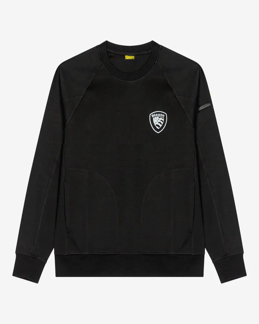 Blauer Blauer 25WBLUF03227 Black Sweatshirt