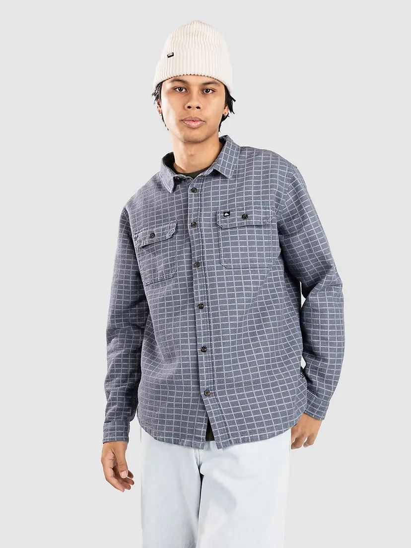 Quiksilver Quiksilver Salt Lake Waffle Skjorte blå