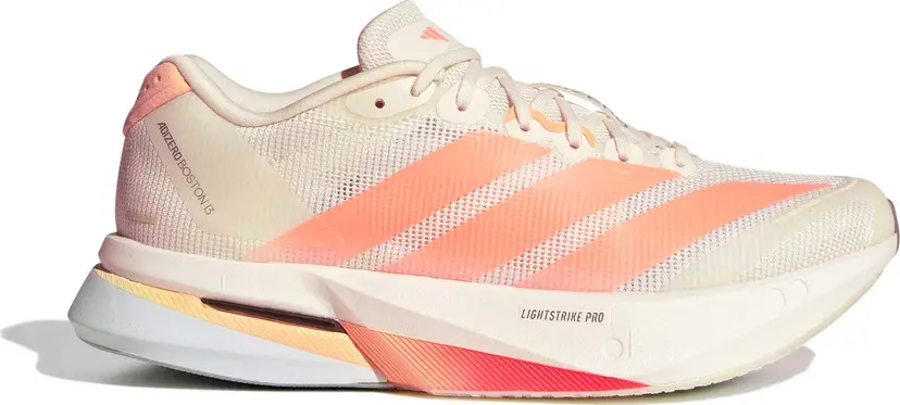 Adidas Adidas Women's Adizero Boston 13 Off white/Beam orange/Acid orange