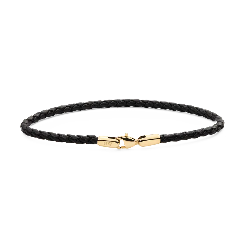 Daniel Wellington Gold Bracelet Daniel Braided Leather Sheffield 2.8 Wellington