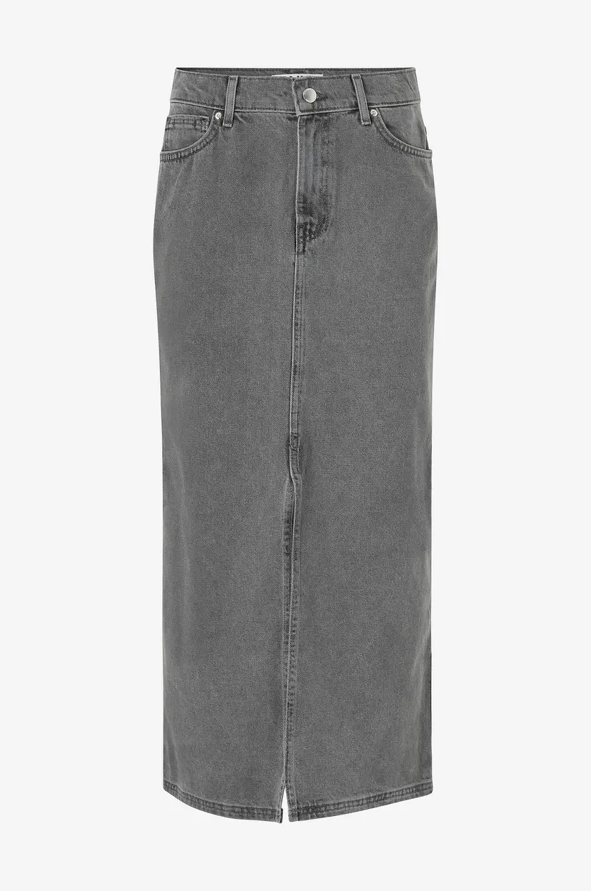 ONLY Denim skjørt onlSophie MW Long Skirt Dnm - Grå