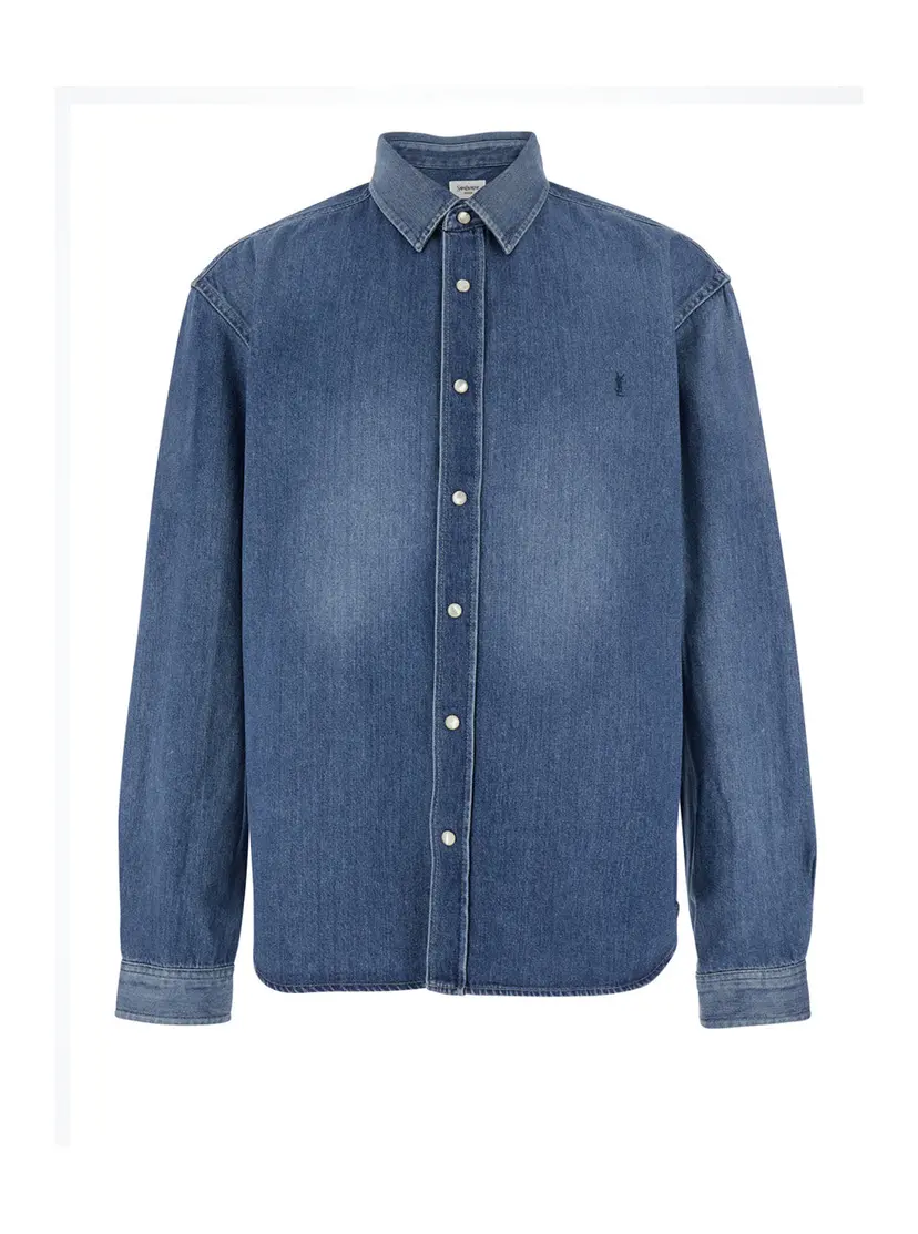 Saint Laurent Saint Laurent Skjorter – Blå