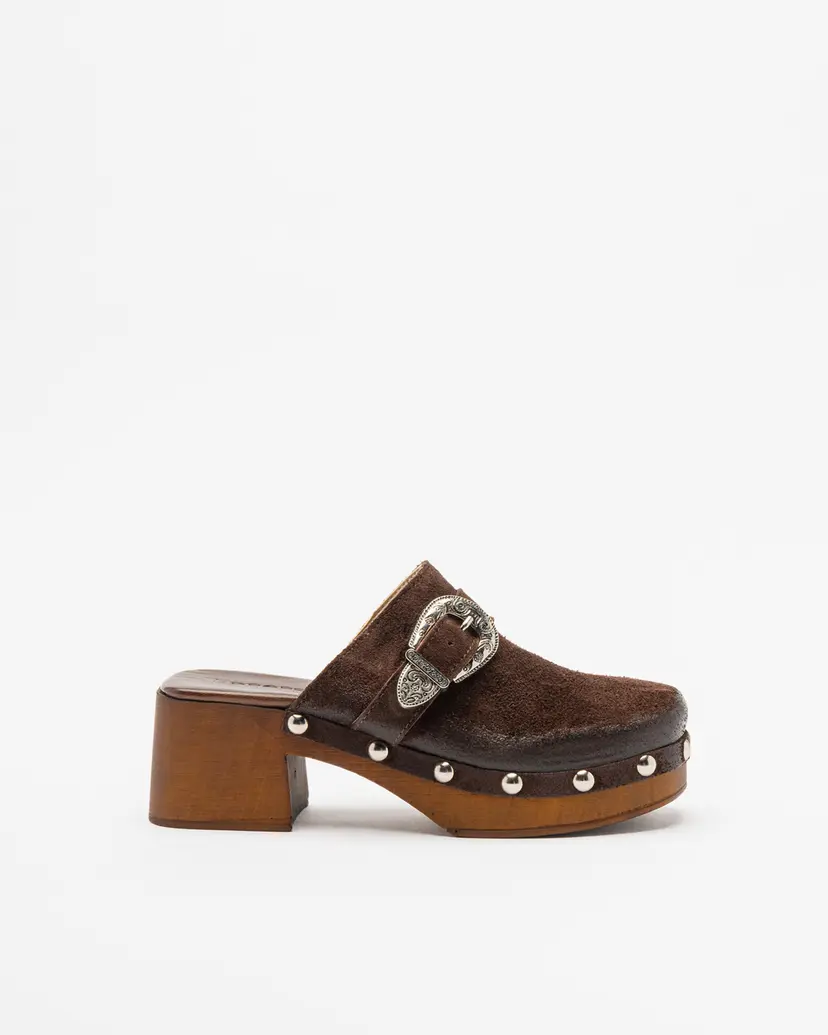 Dropp Dropp PENELOPE Brown Clogs