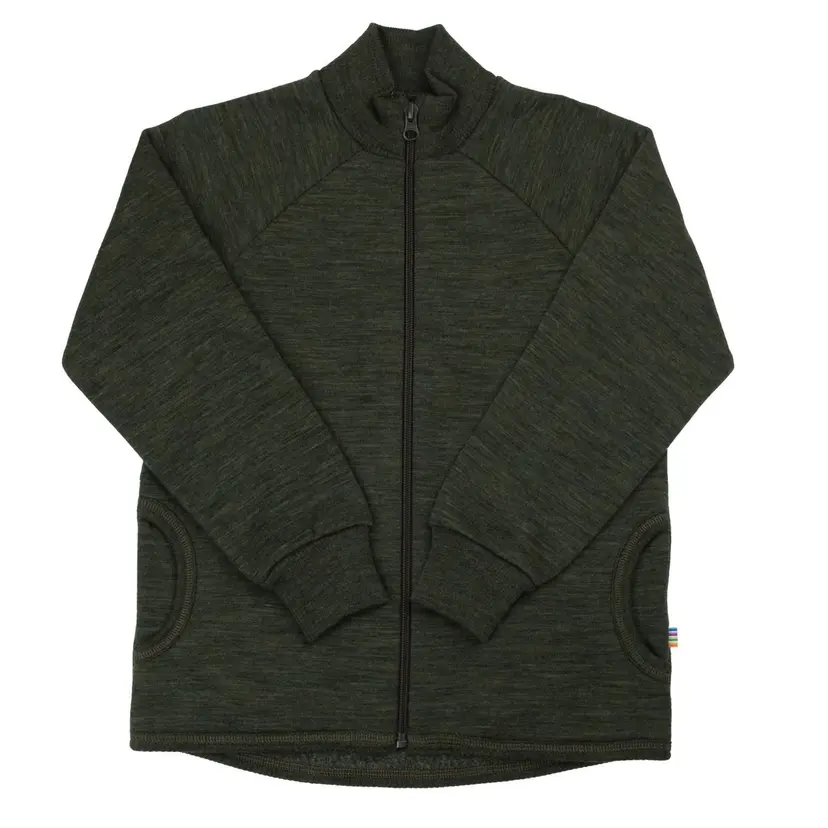 Joha Joha Merinoull Cardigan  Grønn Melange (100 / 3-4 år)