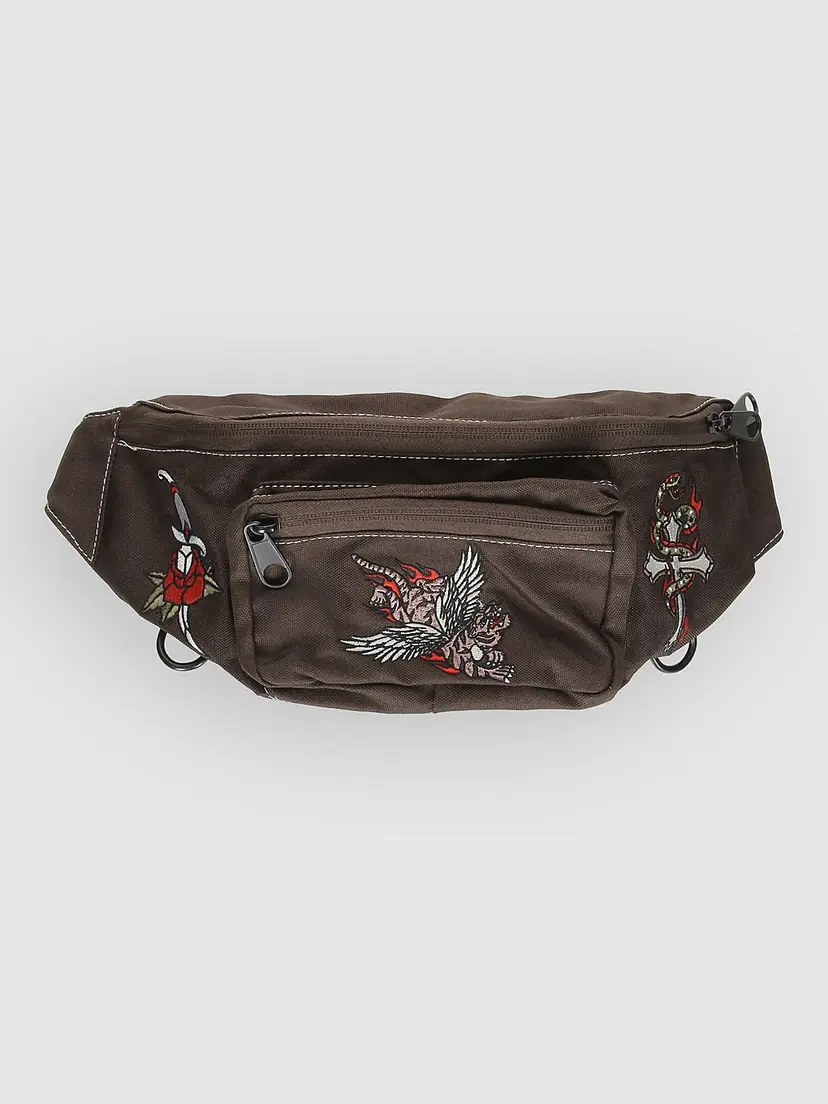 Ninth Hall Ninth Hall Tatted V2 Hip Bag brun
