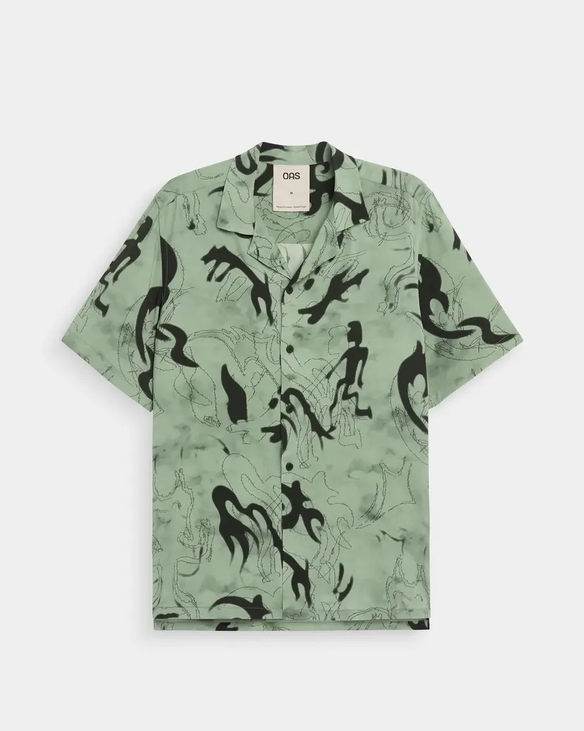 Oas OAS Guardo Rocco Green Shirt