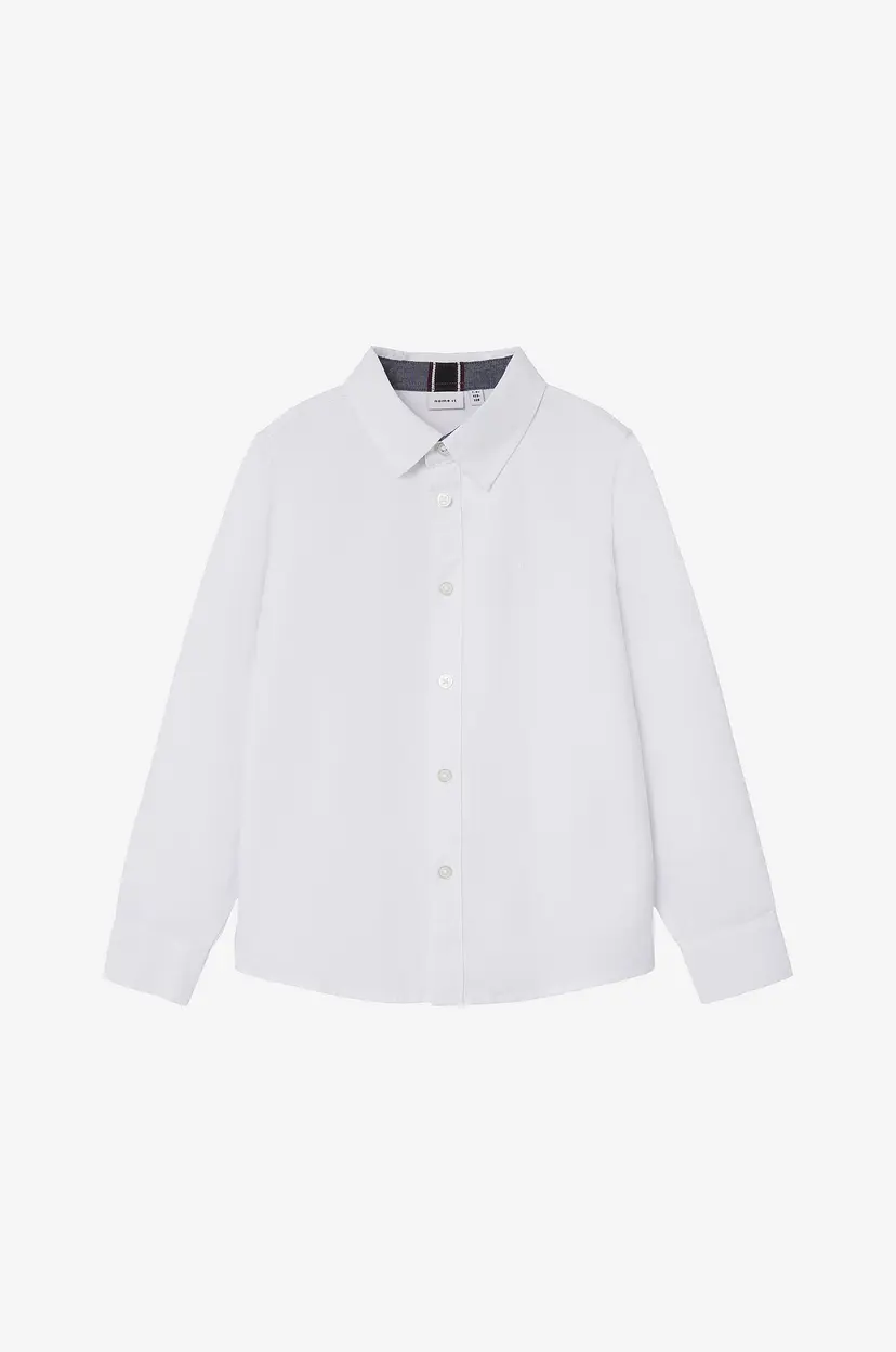 NAME IT Skjorte nkmNewsa LS Shirt Noos - Hvit
