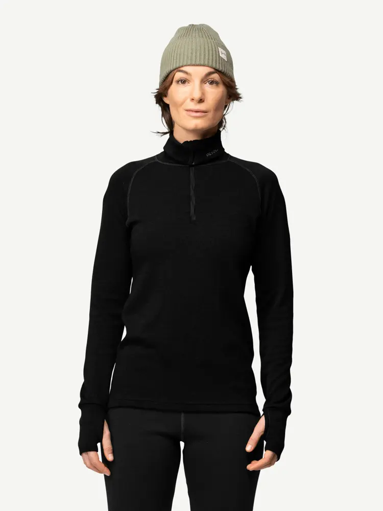 Devold Devold - Expedition Merino 235 Zipneck Dame - Large - Svart