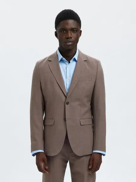 SELECTED Slhslim-Theo Wool Blend Blz Flex Noos