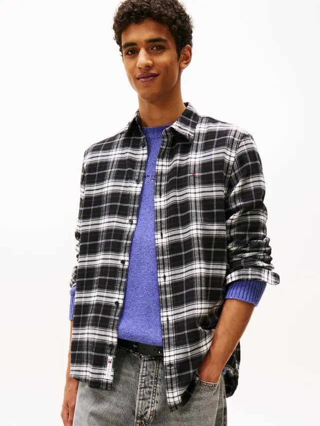 Tommy Jeans TJM REG FLANNEL CHECK SHIRT EXT