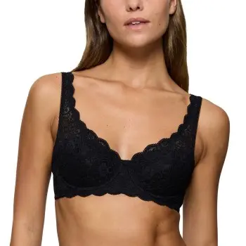 Triumph Triumph BH Amourette Wired Bra With Lace Svart A 70 Dame