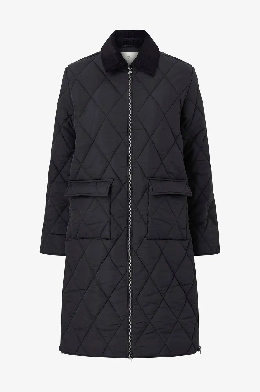 Kaffe Jakke kaAnneli Long Jacket - Svart