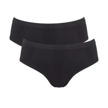Sloggi Sloggi Truser 2P GO Sense Hipster Briefs Svart modal X-Small Dame