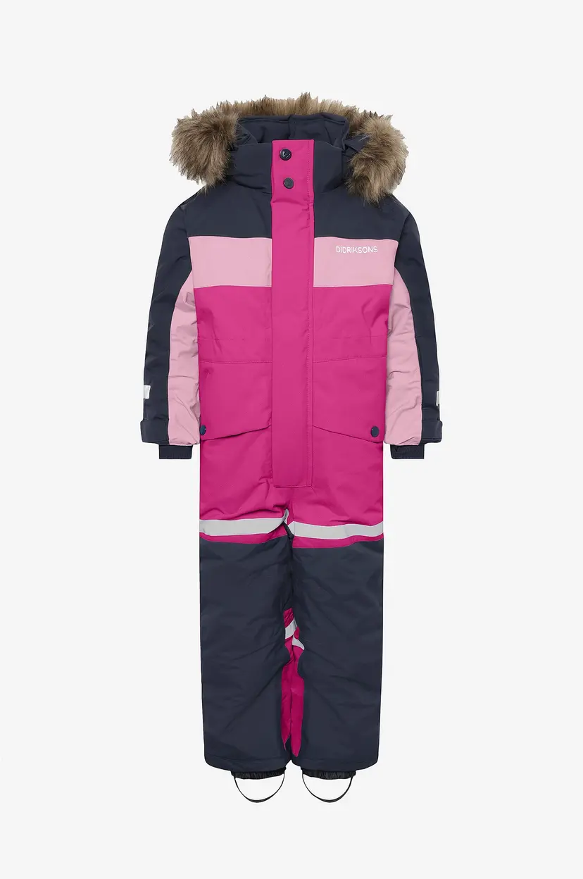 Didriksons Parkdress Bjärven Kids' Coverall - Rosa