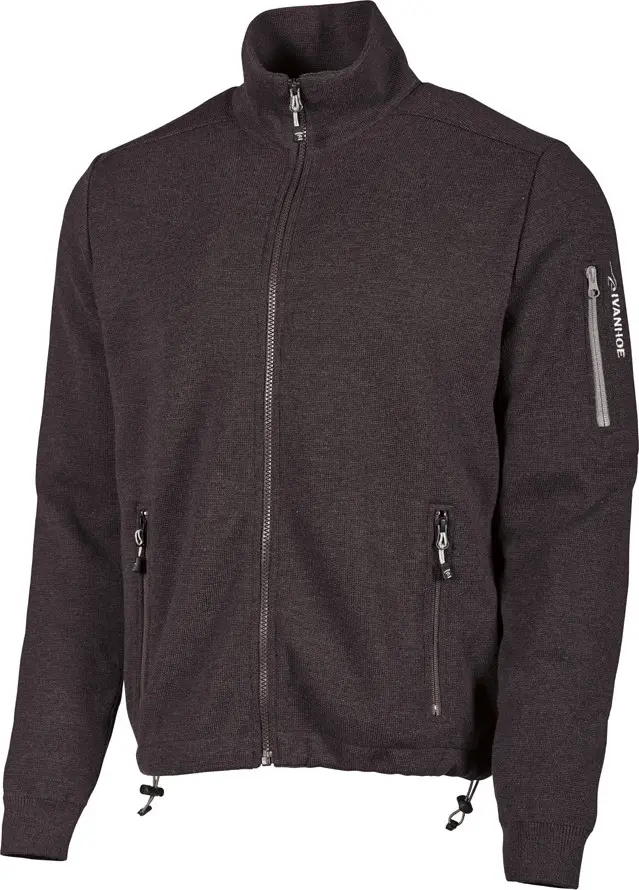 Ivanhoe Ivanhoe Men's Hadar Full Zip Windbreaker Black