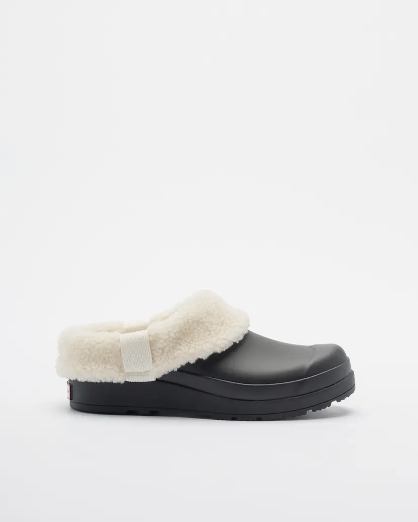 Hunter Hunter W Play Sherpa Insulated Clog Black Clogs