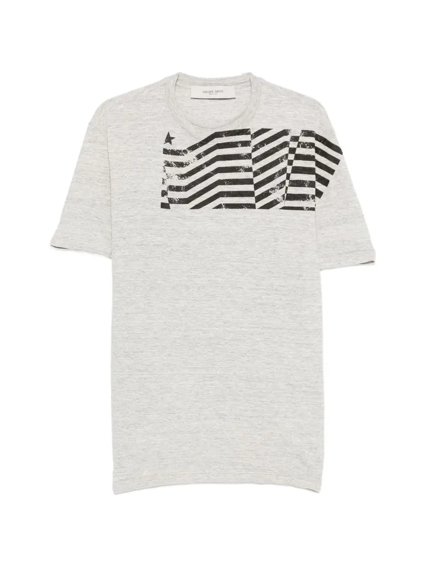 Golden Goose Golden Goose T-skjorter – Grå
