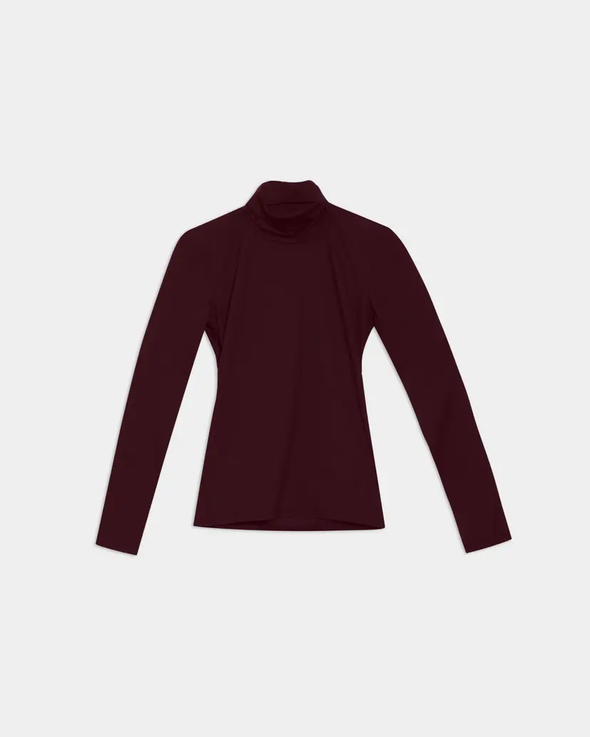 Jijil Jijil JPI25TS170 Burgundy Turtleneck sweater