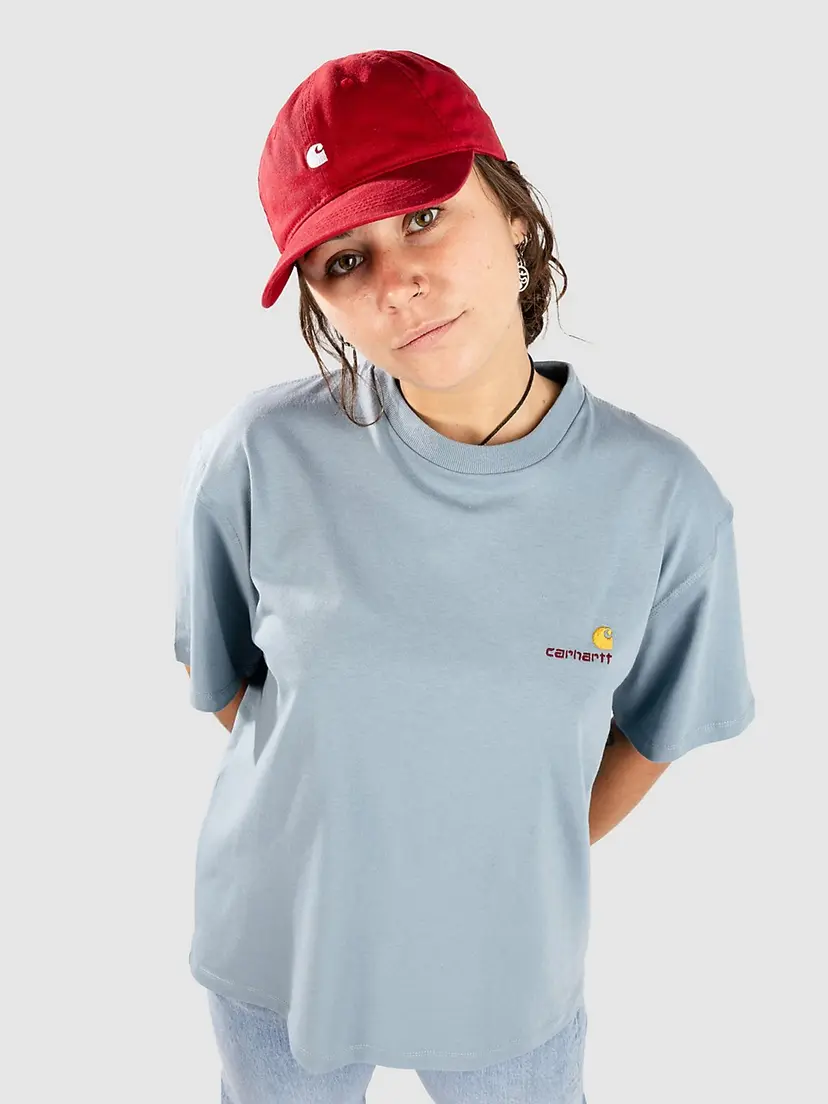 Carhartt Wip Carhartt WIP American Script T-skjorte blå