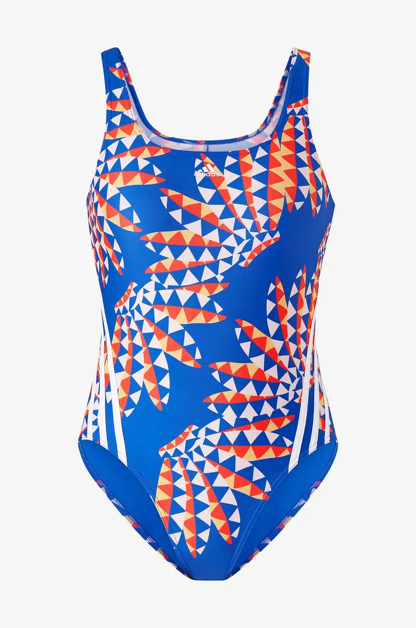 Adidas Sport Performance Badedrakt Farm Rio 3-stripes Swimsuit - Blå