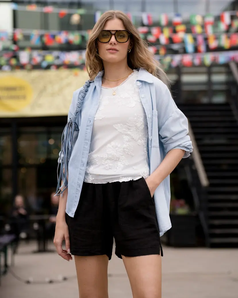Floyd Denimskjorte Aliah Stripe