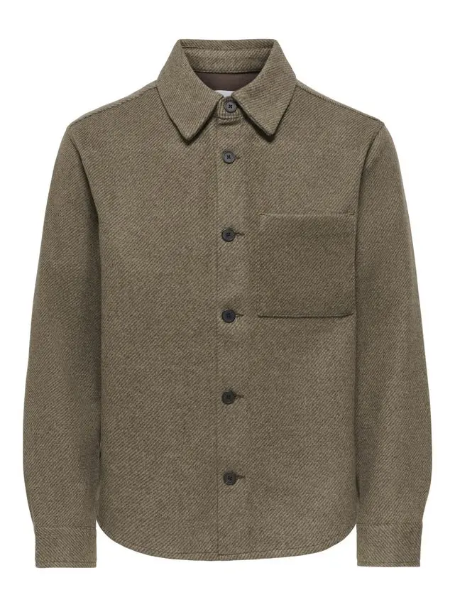 Only & Sons ONSMICAH TWILL OVERSHIRT FRML