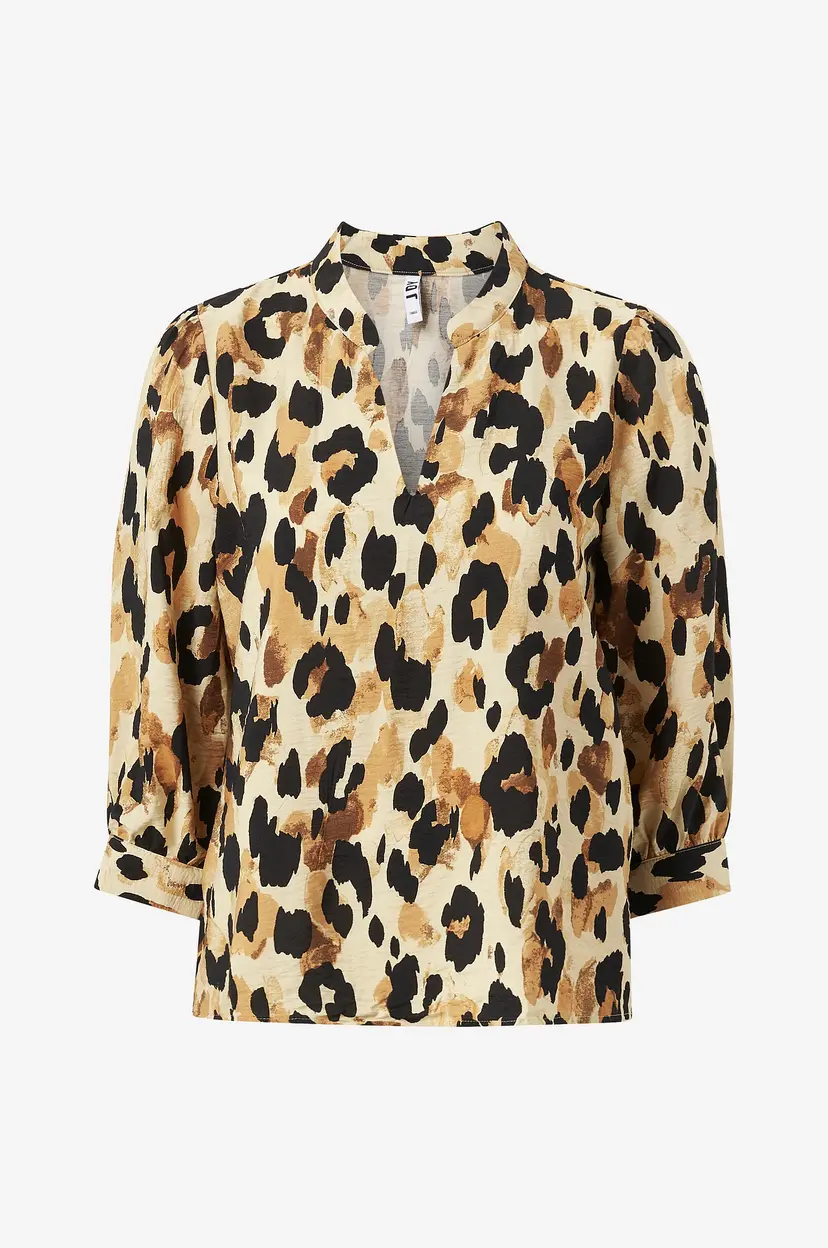 JDY Bluse jdyAdaline 3/4 V-neck Top Wvn - Brun