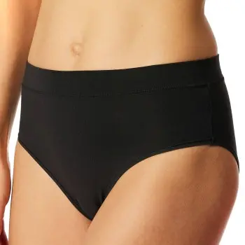 Schiesser Schiesser Truser Unique Cotton Rio Brief Svart bomull 4XL Dame