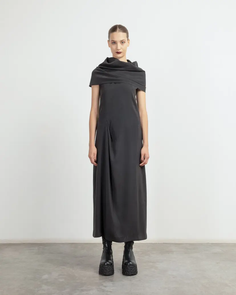 Malloni Vestido comprido Malloni M25I40836 Preto