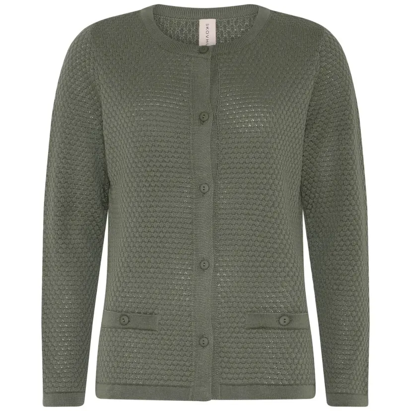 Skovhuus Skovhuus Kvinne Strikket Cardigan Myrtle Green M