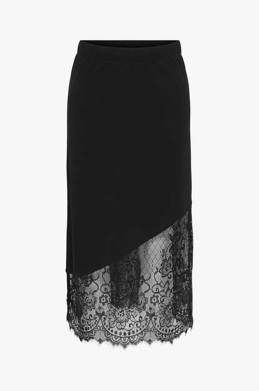 JDY Omslagsskjørt Jdygeggo Life Mix Lace Skirt Jrs Di - Svart