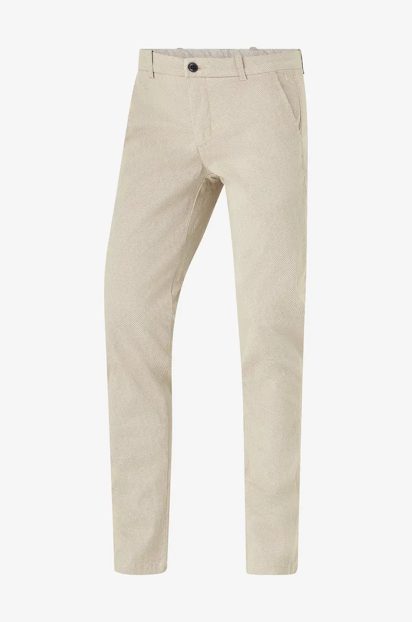 Lindbergh Chinos Aop Superflex Chino Pants - Natur