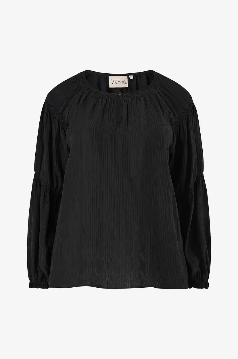 Wasabiconcept Bluse Wa-Caysa 7 - Svart