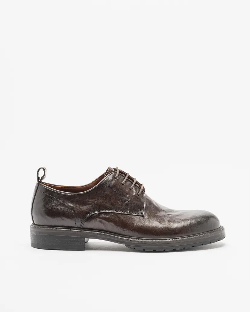 PROF PROF B1-HS2409-4 Brown Derby shoes