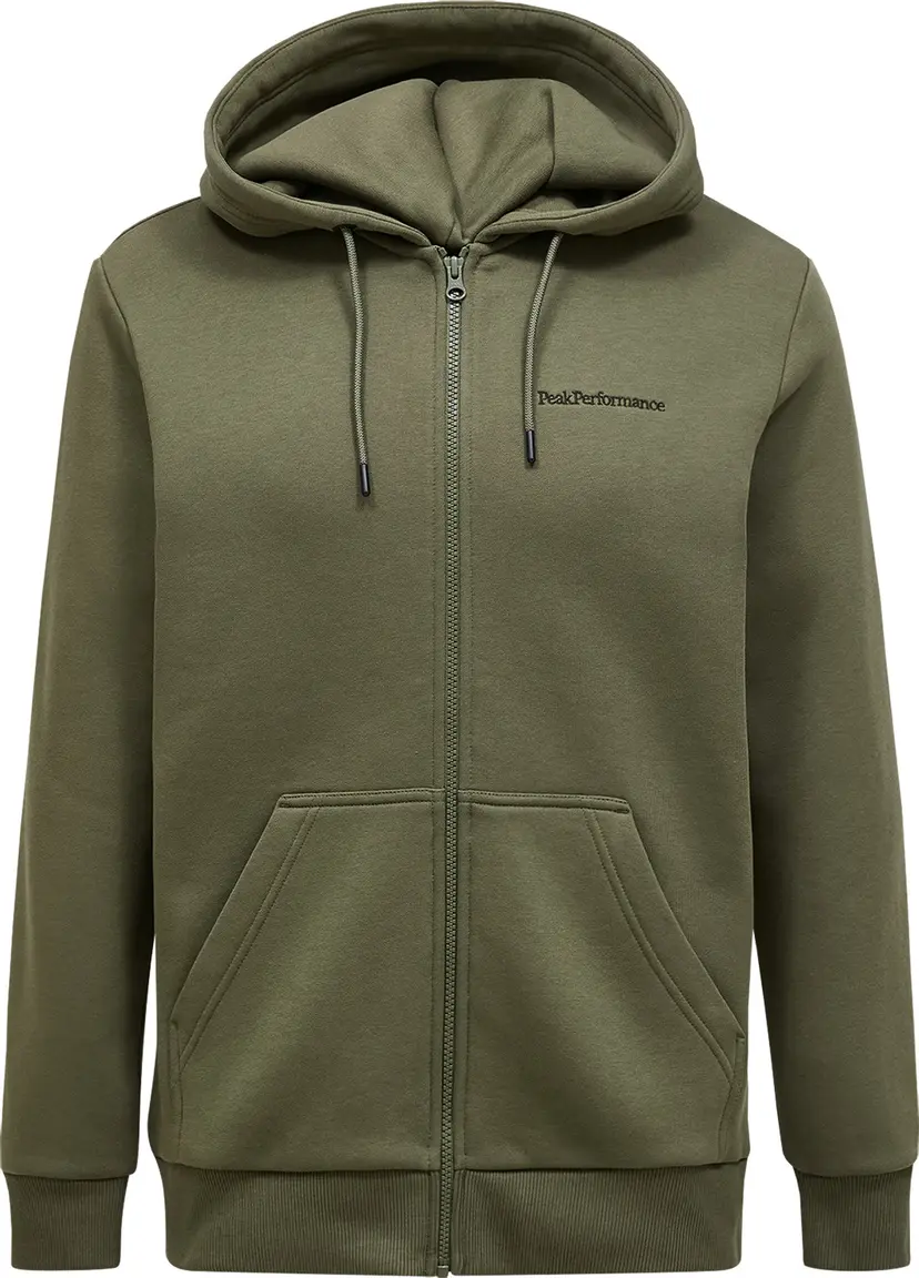Peak Performance Peak Performance Men's Original Small Logo Zip Pine Needle