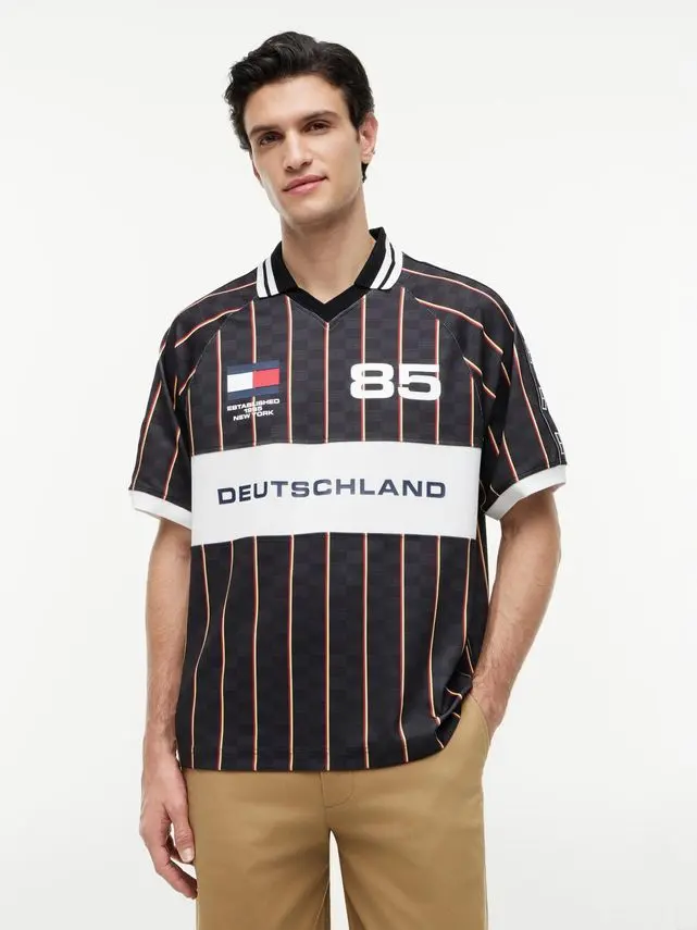 Tommy Hilfiger COUNTRIES SS PIQUE PRINTED RUGBY