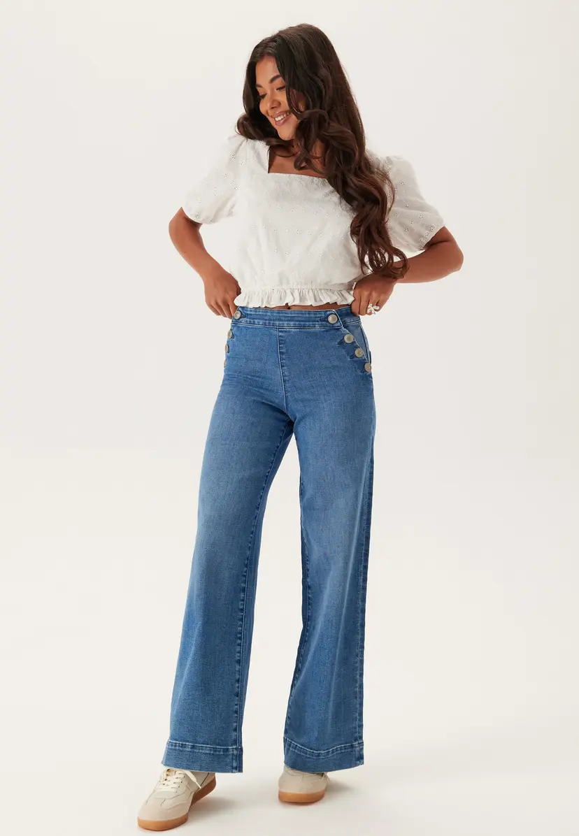 ONLY Onlmadison Hw Button Wide Dnm