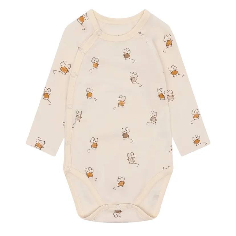 Hust and Claire Hust and Claire - Omslagsbody i Ull Bo Wrap Mouse Off White