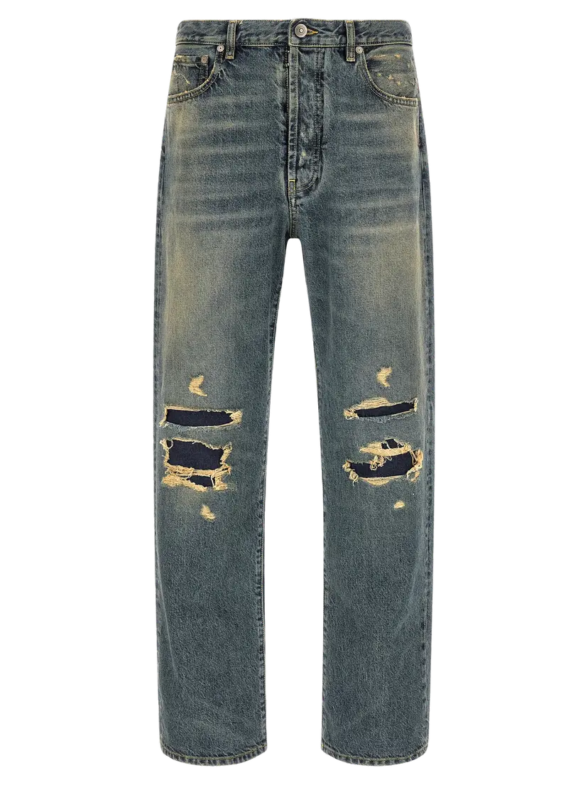 Mm6 Maison Margiela MM6 Maison Margiela Straight – Blå