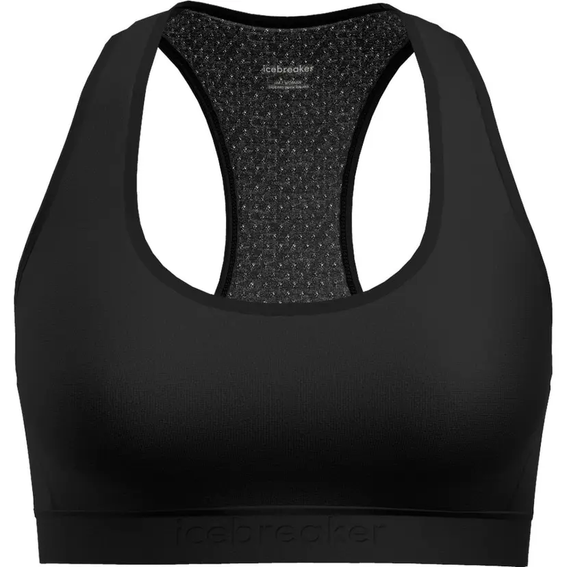 Icebreaker Icebreaker W's Mer 125 ZoneKnit Racerback Bra Black