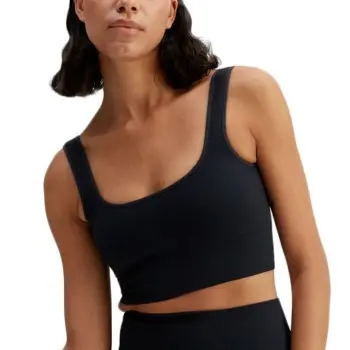 Pierre Robert Pierre Robert BH Sports Bra Rib Svart polyamid XS/S Dame