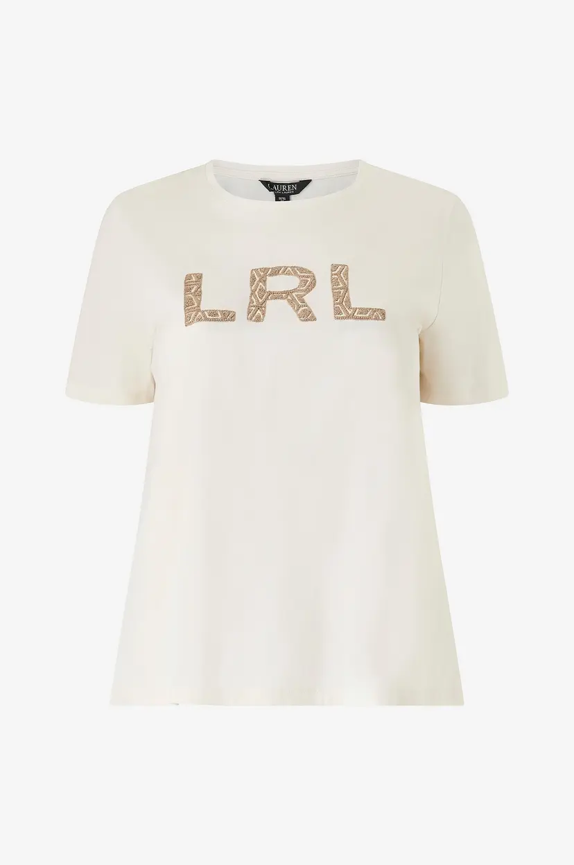 Lauren Ralph Lauren Curve Topp - Hvit